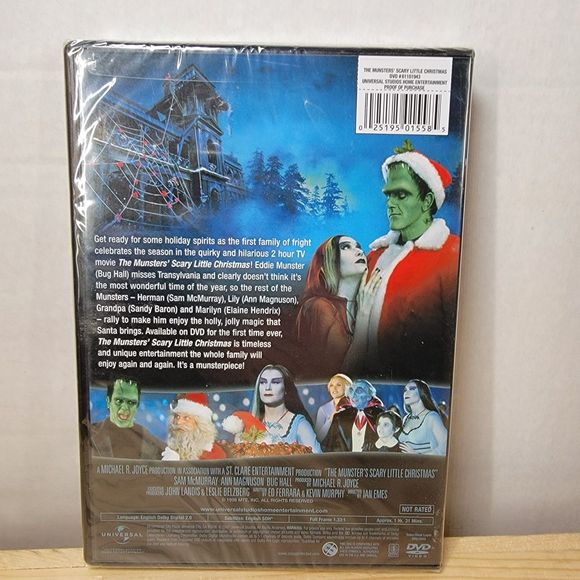 DVD The Munsters Scary Little Christmas SEALED - Picture 2 of 2